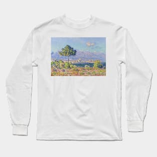 Antibes, View of the Notre-Dame Plateau by Claude Monet Long Sleeve T-Shirt